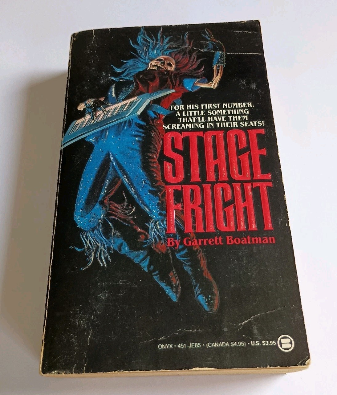 Stage Fright by Garrett Boatman 1st Edition New American Library, 1988