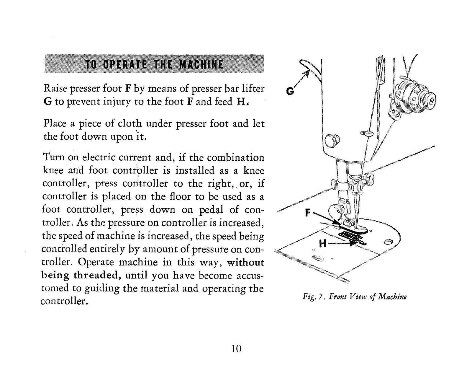 SINGER 201 Sewing Machine User Manual Operation Guide – TOUGH SPIRAL BINDING
