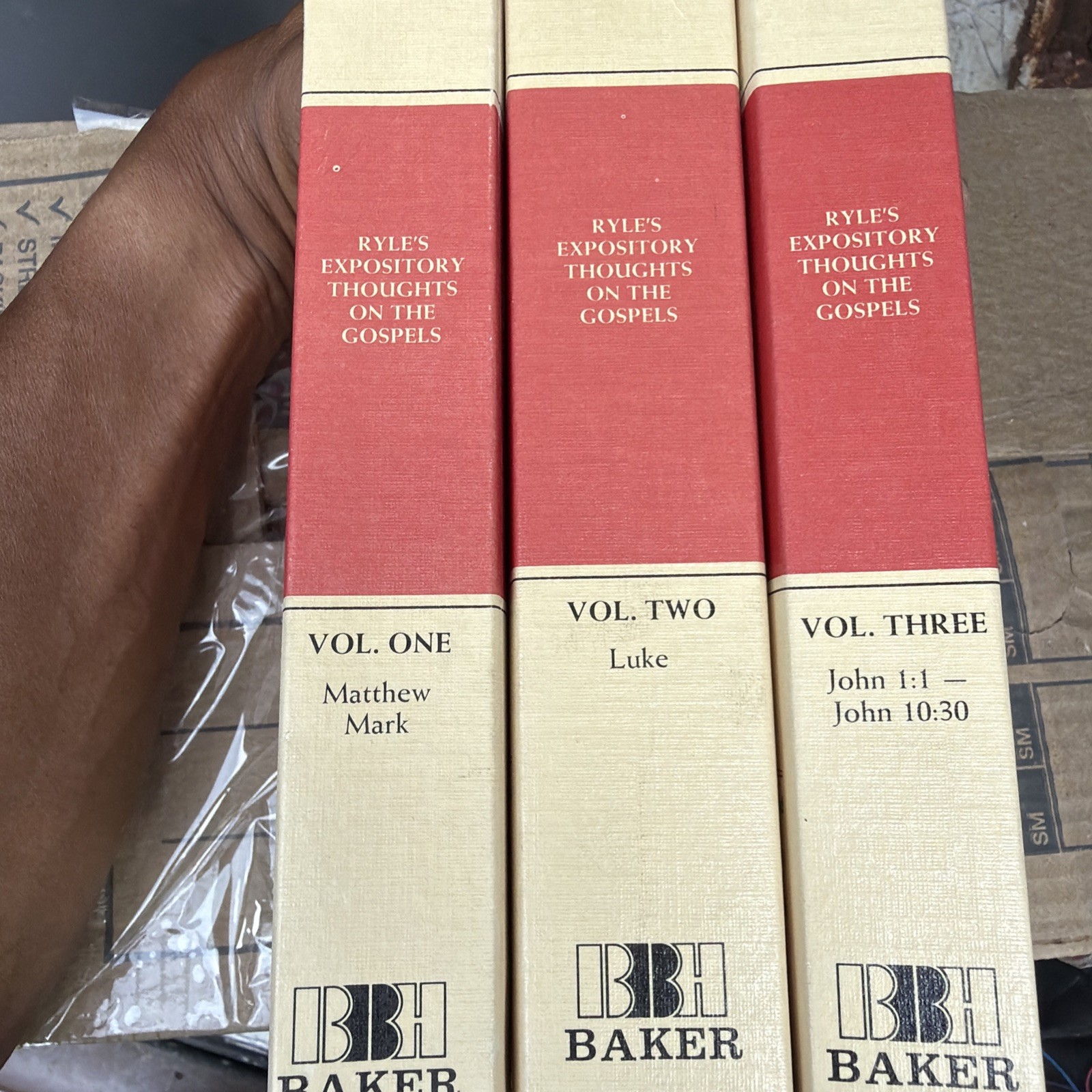 Ryle’s Expository Thoughts on the Gospels, 3 Vol. Set. J.C. Ryle. Baker TPB 1982