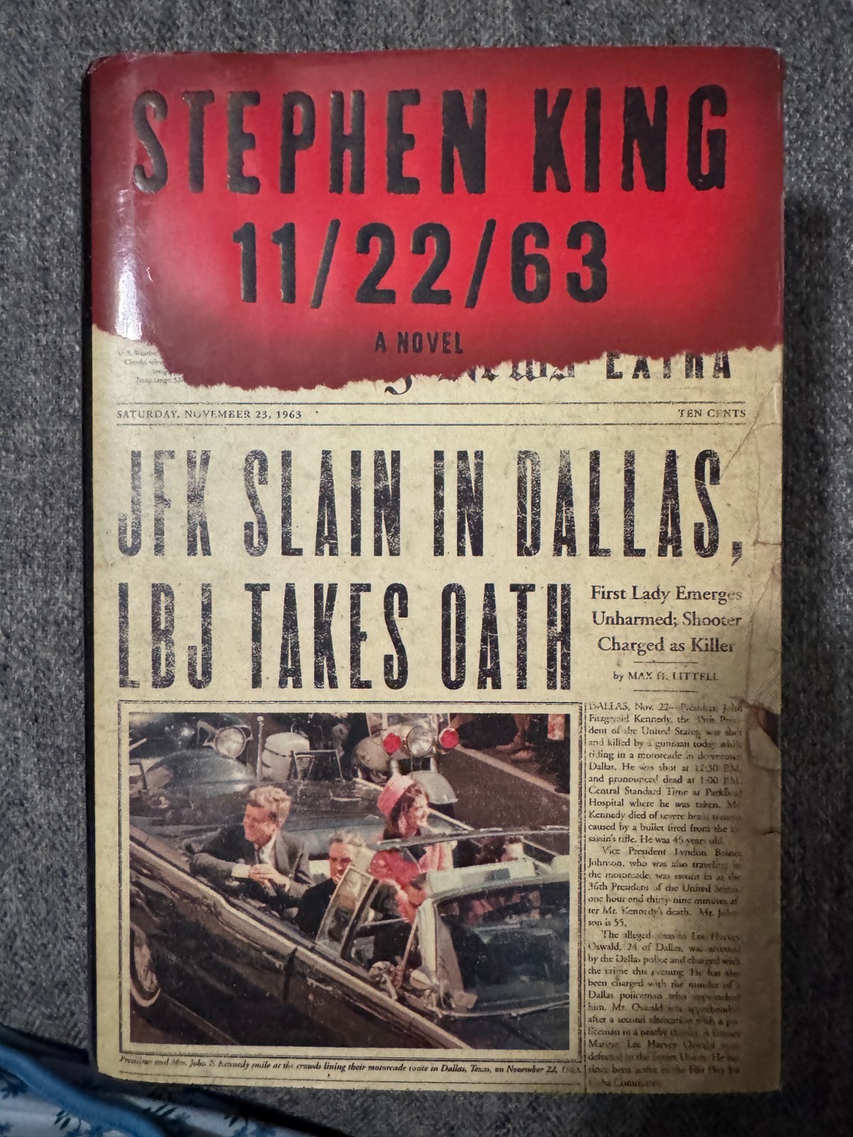 Stephen King 11/22/63 Hardcover Dustjacket Novel First Scribner Edition Nov 2011