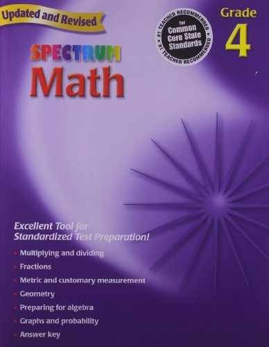 Spectrum Math, Grade 4 – Paperback, by Richards Thomas; Spectrum – Very Good
