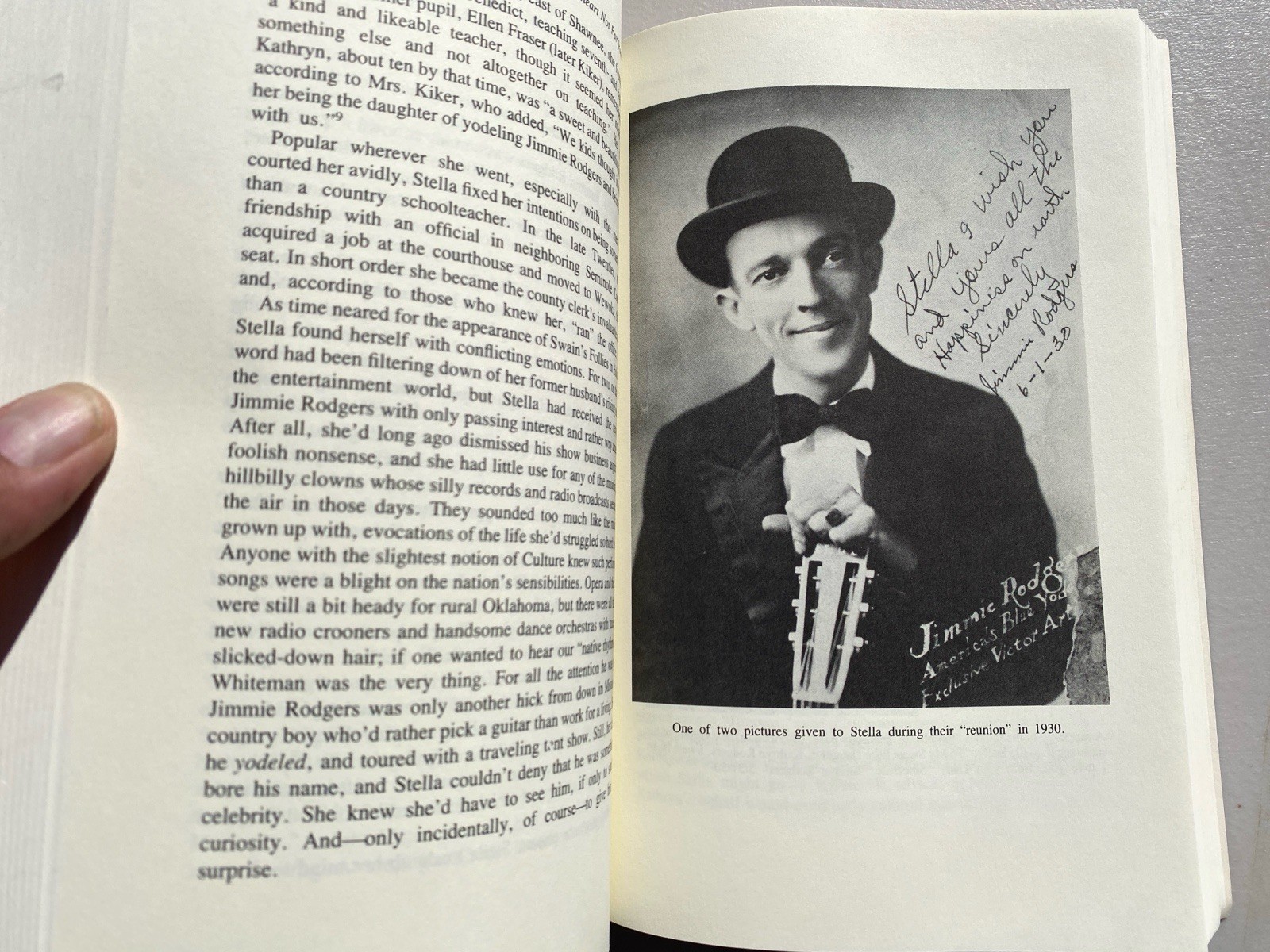 Jimmie Rodgers Nolan Porterfield PB 1992 Signed