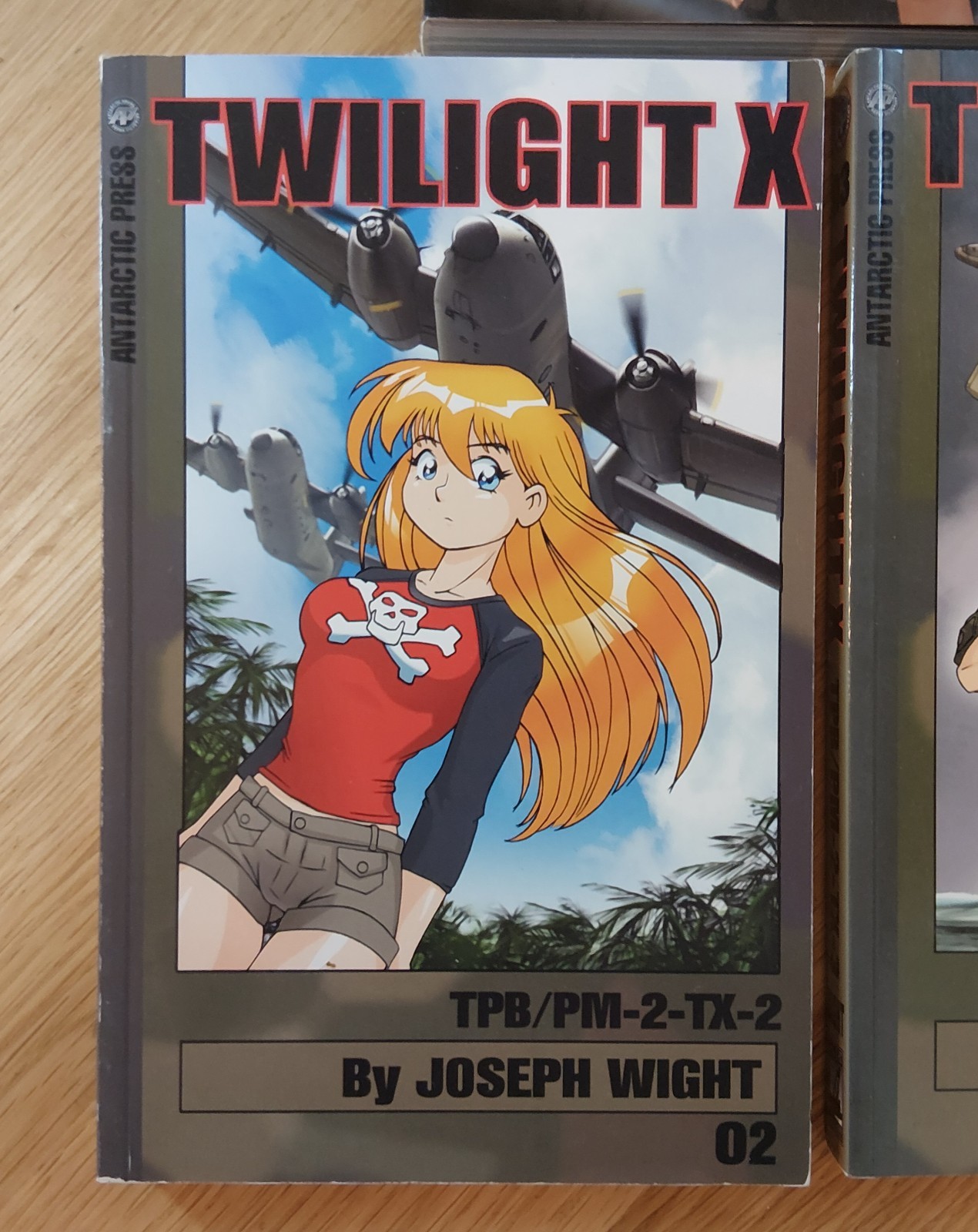 Twilight X Manga Volume TPB/PM-2-TX-1 & 2 Storm Wight Antarctic Press OOP Rare 3