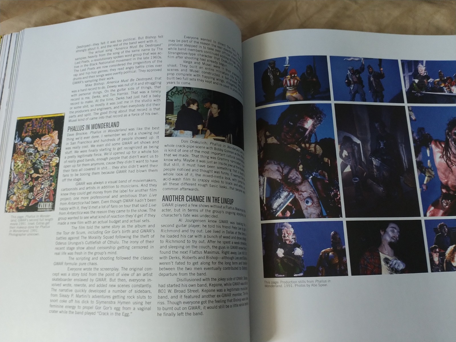 GWAR Let There Be GWAR Book 2025 Beyond the Streets Third Edition of 1500