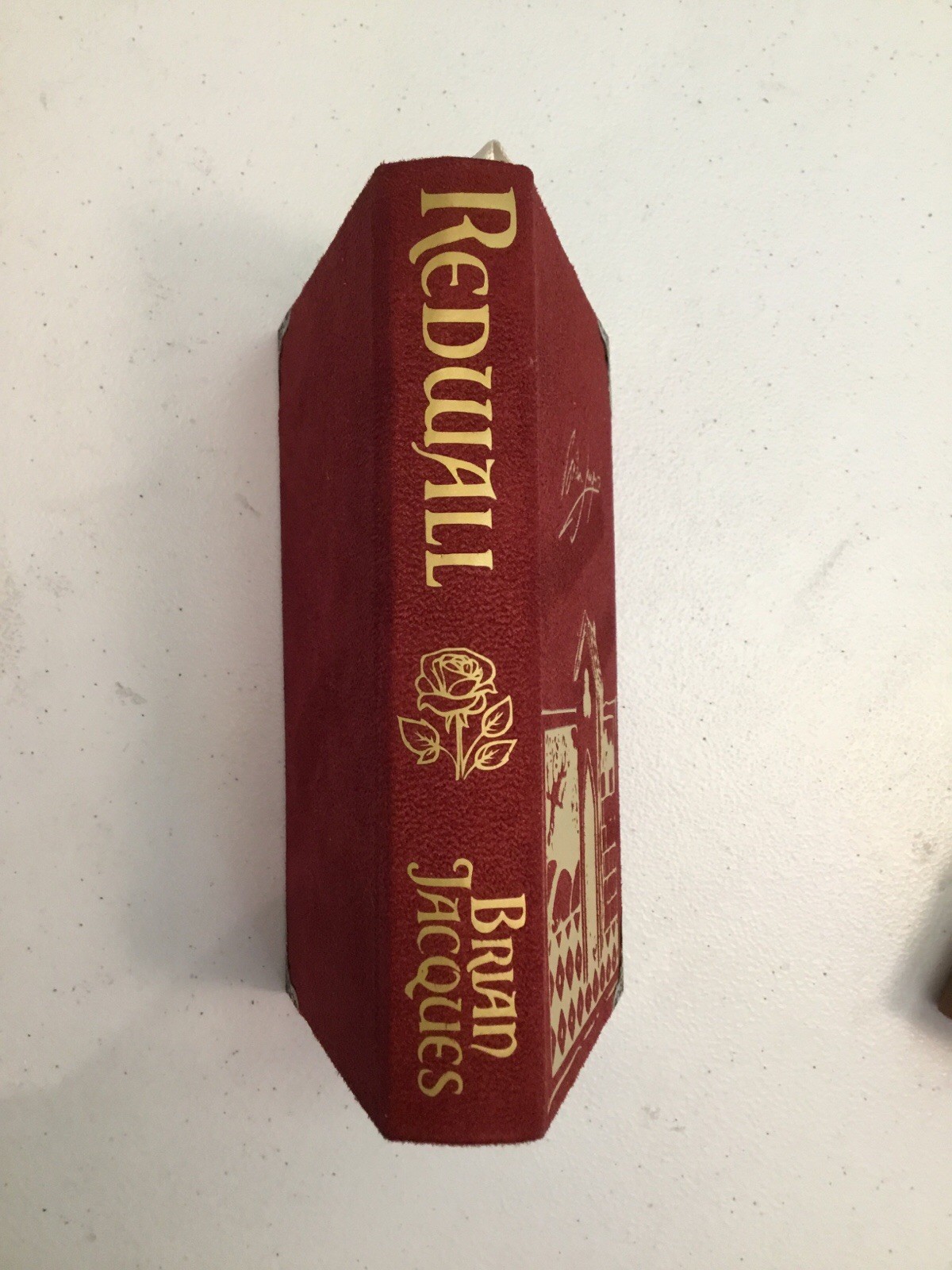 Redwall, Brian Jacques, Special Hardcover Edition, Custom Bound in Sudede
