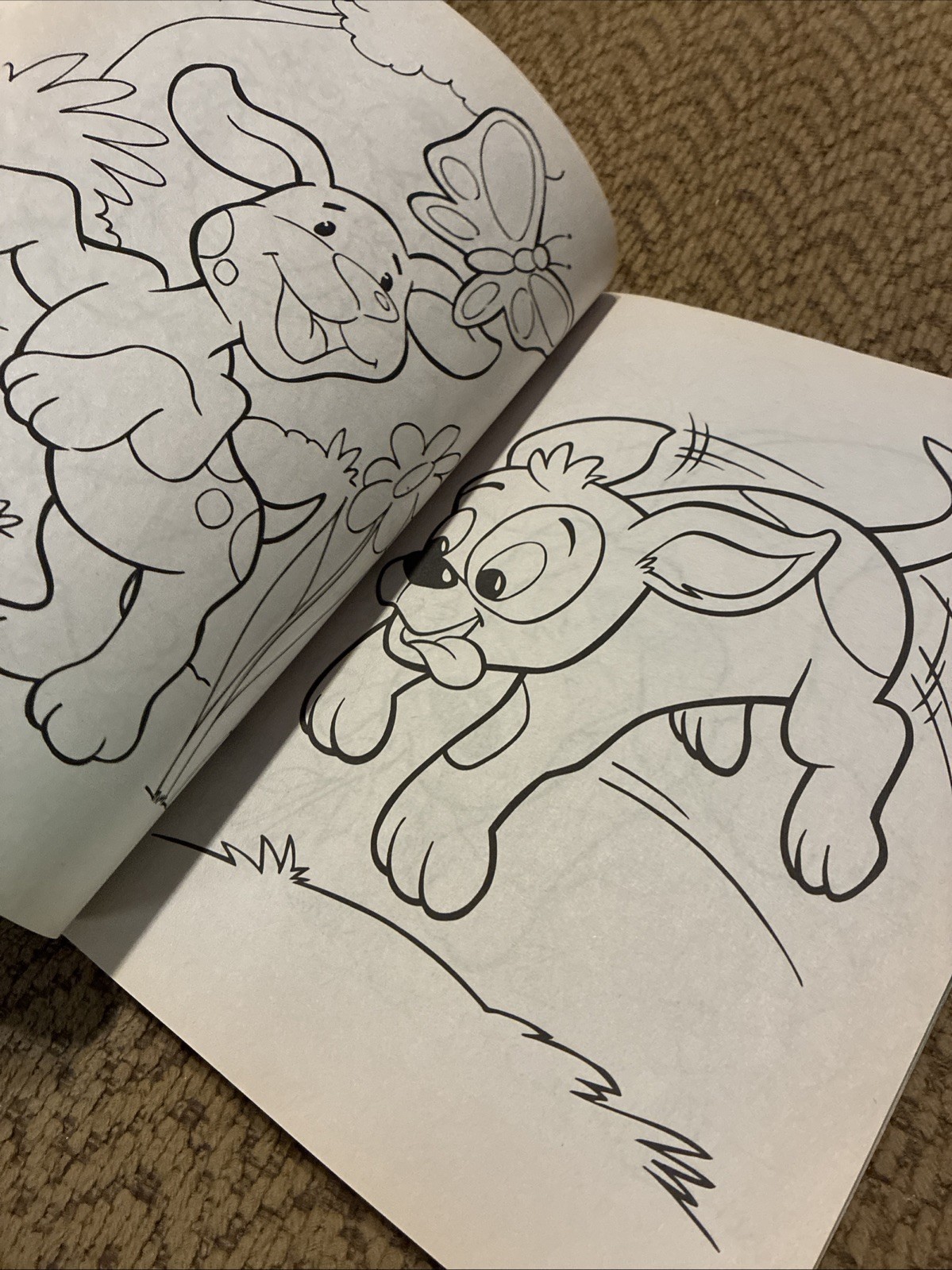 Bendon Playful Puppies Giant Coloring Activity Book Tear Share 150+ Pages New