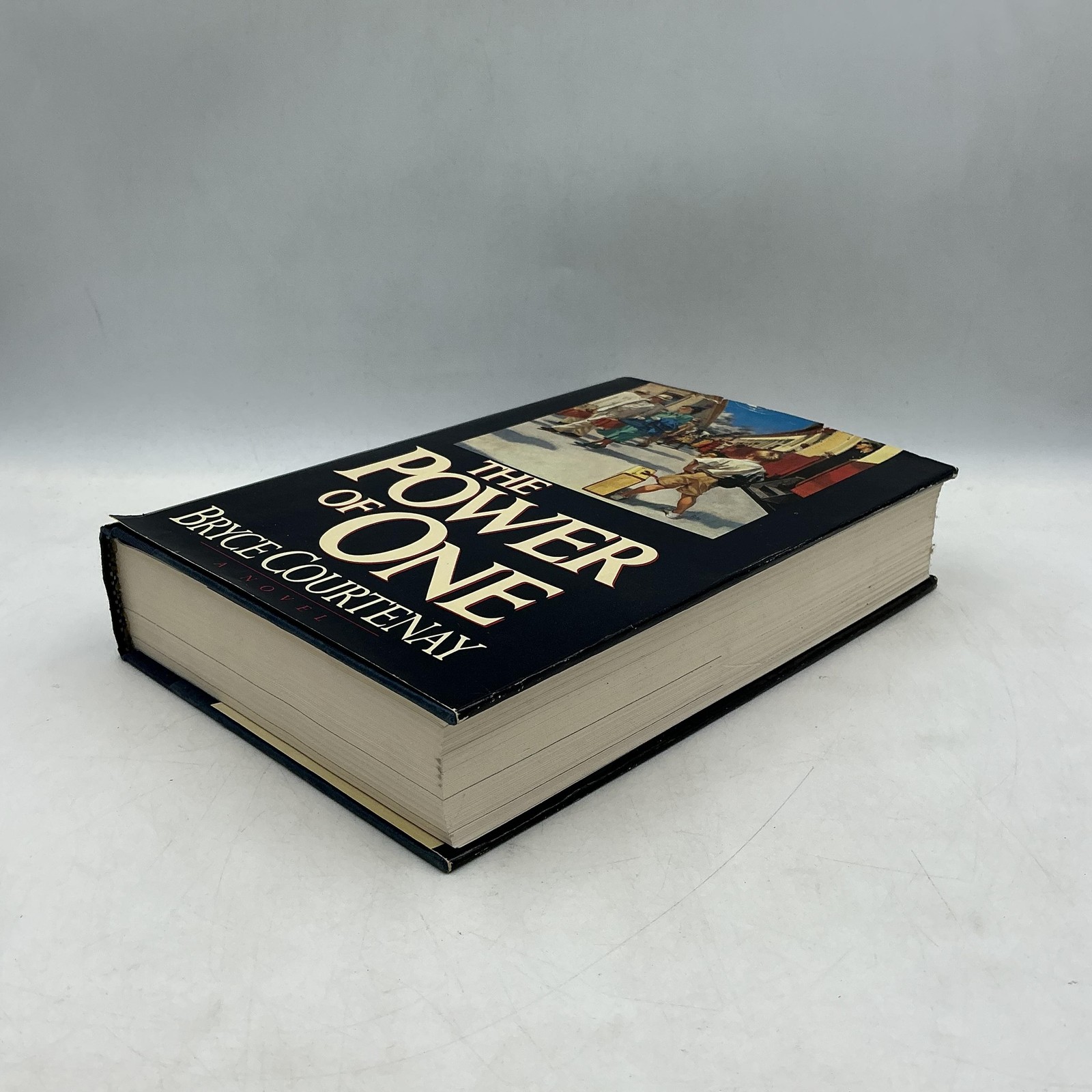 Vintage The Power Of One Bryce Courtenay Random House Black HC DJ 1989 1st Ed