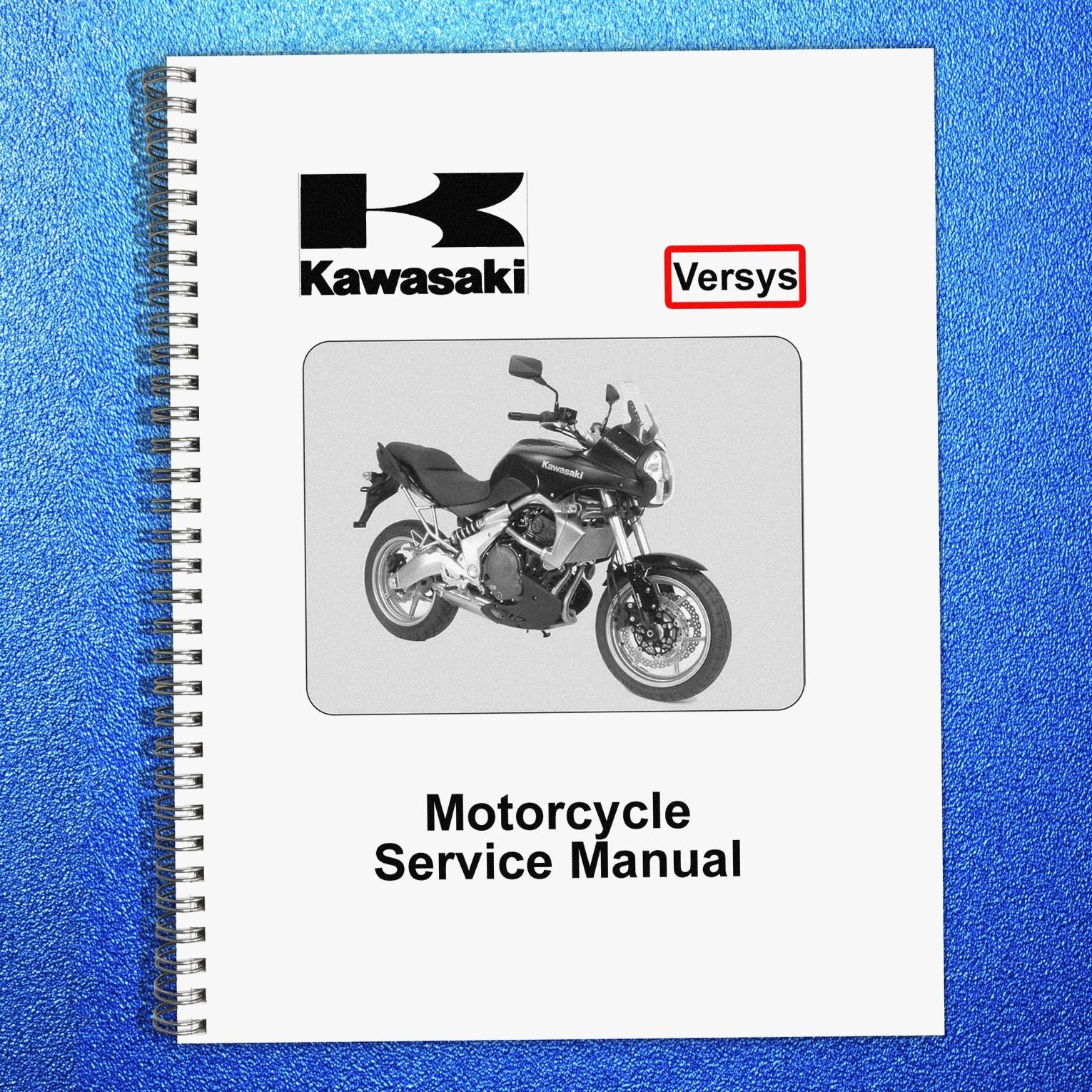 KAWASAKI Versys Motorcycle Service Manual 2006, STEEL FIXED – TOUGH FRONT & BACK