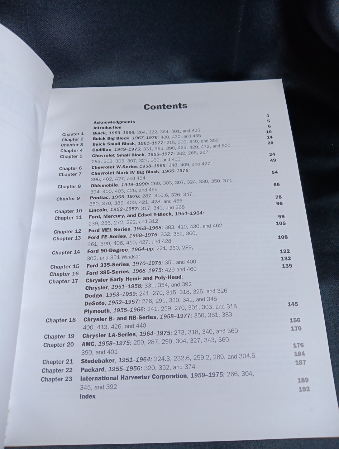 ULTIMATE AMERICAN V-8 ENGINE DATA BOOK 1949-74 By Peter Sessler