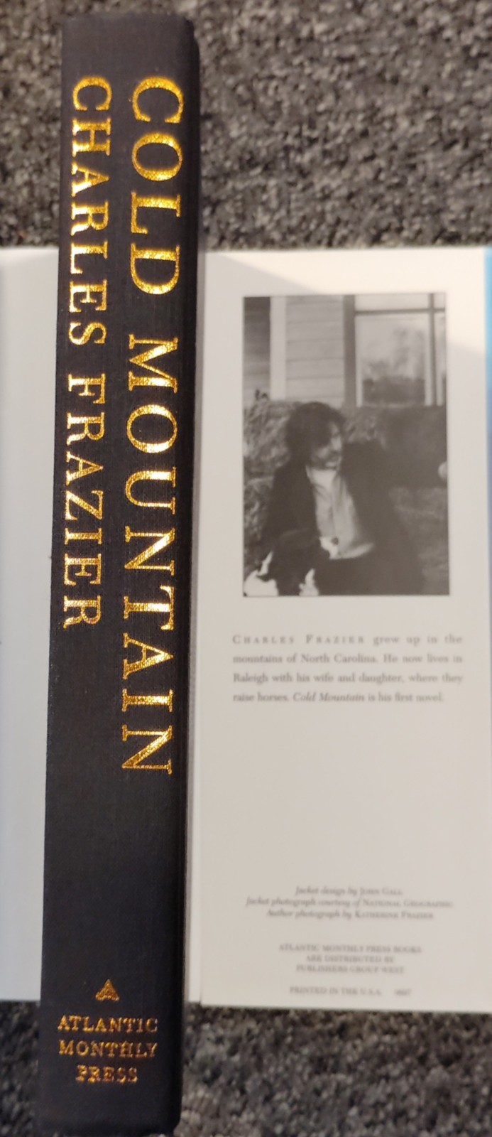 COLD MOUNTAIN by Charles Frazier (1997) AS NEW 1ST / 1ST UNREAD HARDCOVER
