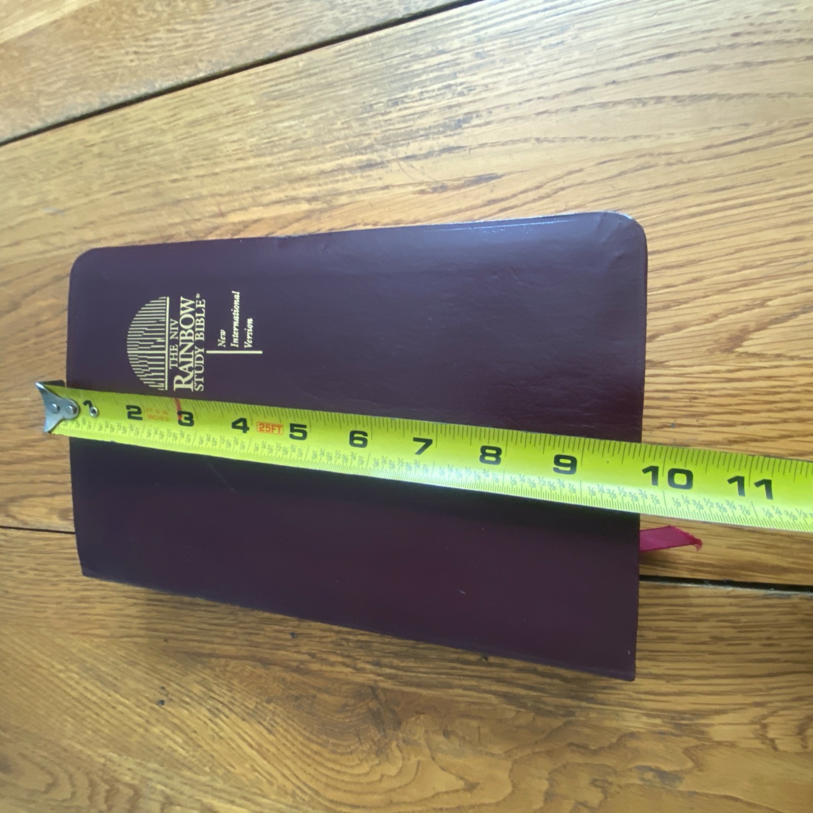 The NIV Rainbow Study Bible Bold Line Edition Burgundy