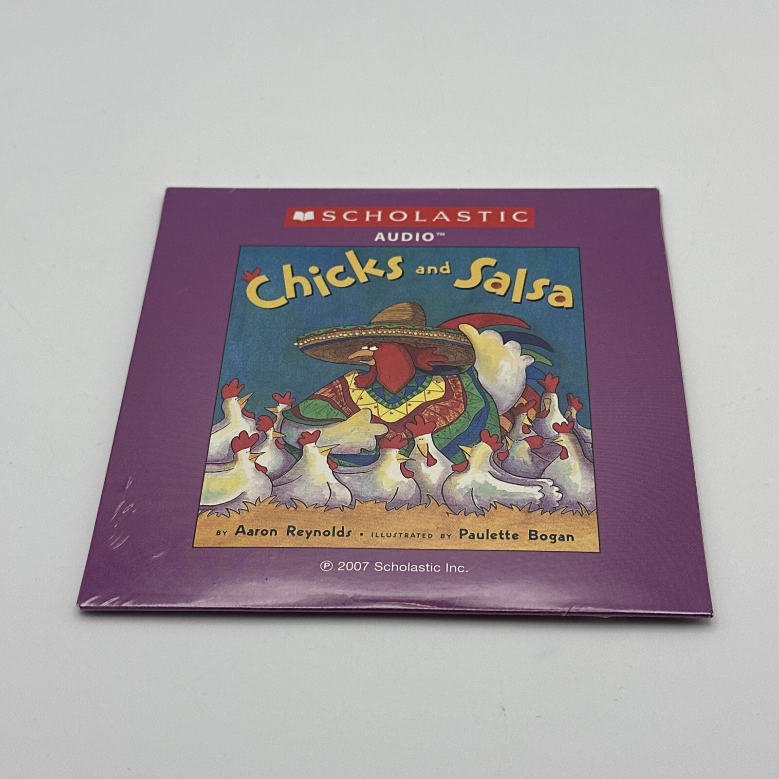 Chicks and Salsa – Aaron Reynolds – Audio CD Scholastic – BRAND NEW SEALED
