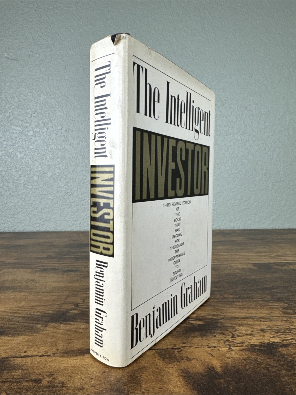 The Intelligent Investor Third Revised Edition by Benjamin Graham HC 1965