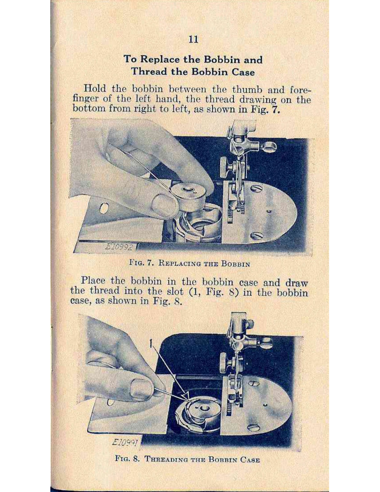 SINGER 201-2 Electric Sewing Machine Instructions For Using Manual – WIRE BOUND