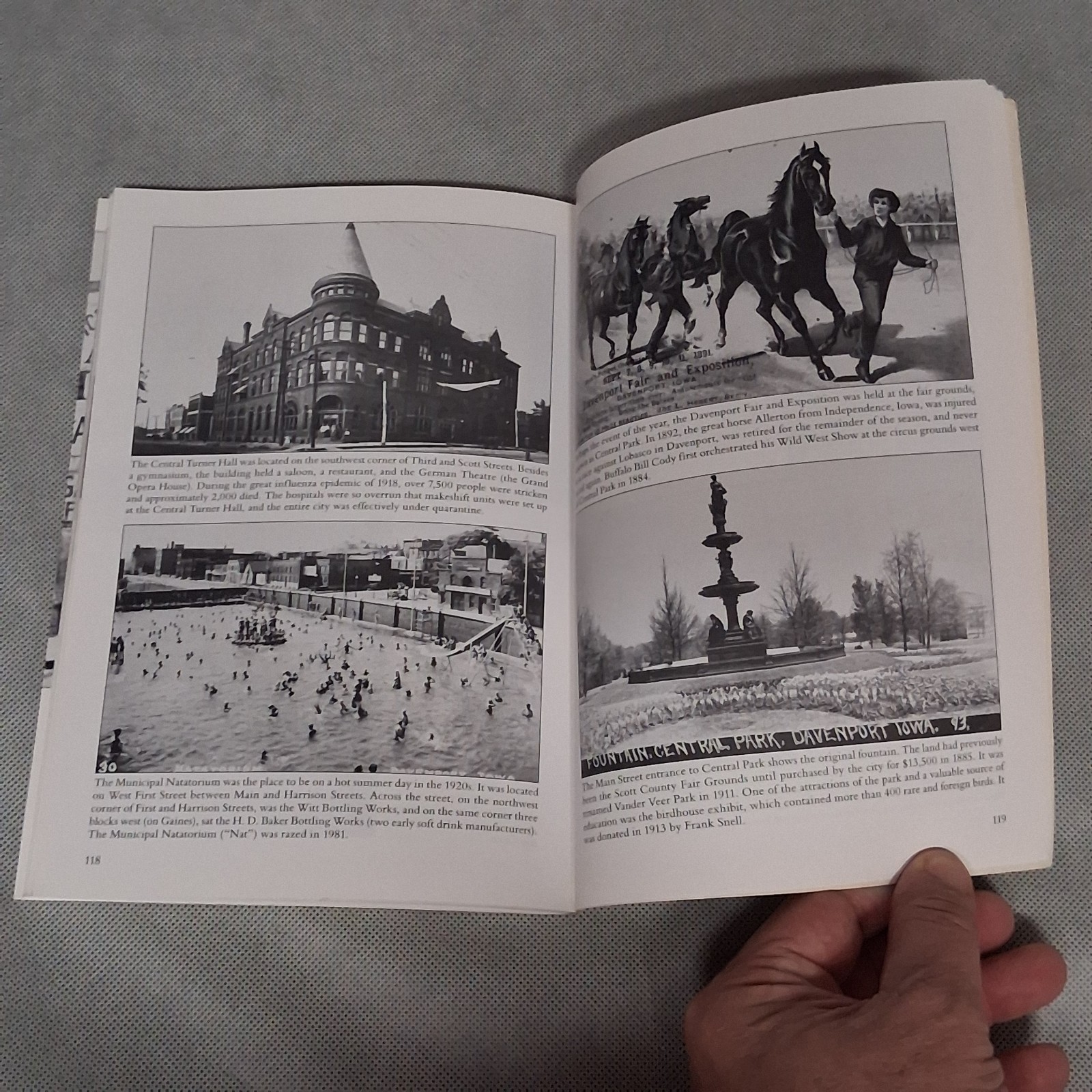 Davenport (IA) Postcard History Series Book by Doug Smith Paperback 127 Pages