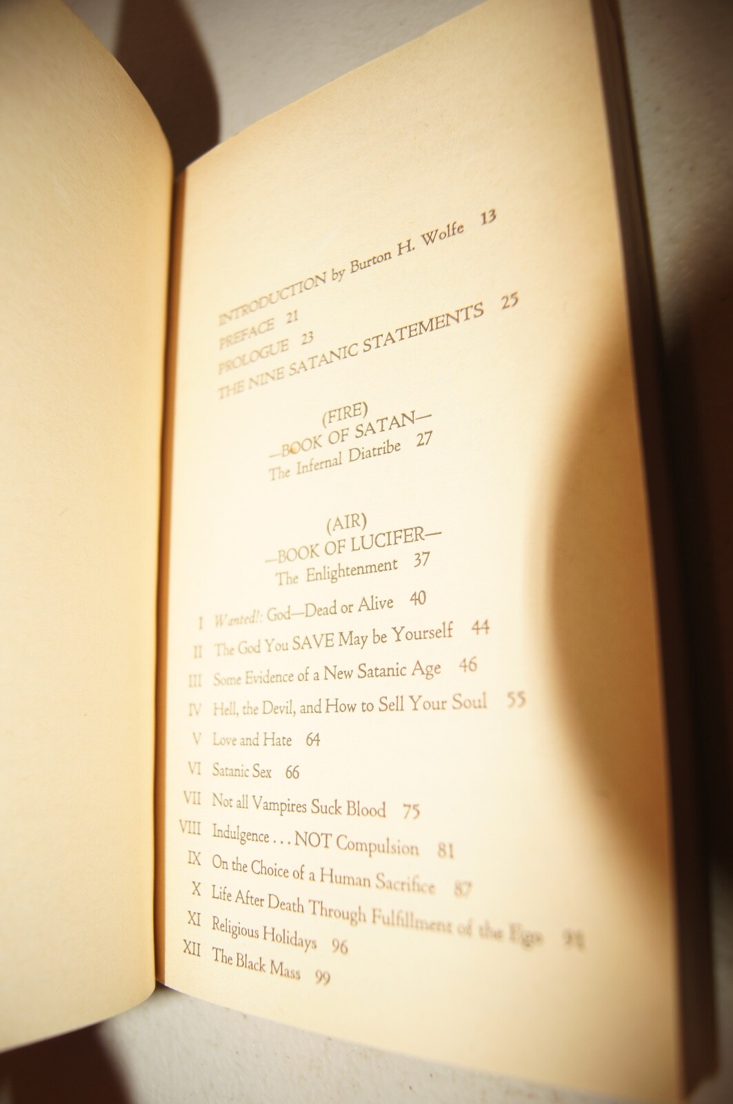 The Satanic Bible Anton LaVey OCCULT SATANISM 1st Ed 1st Printing 1969 Vintage