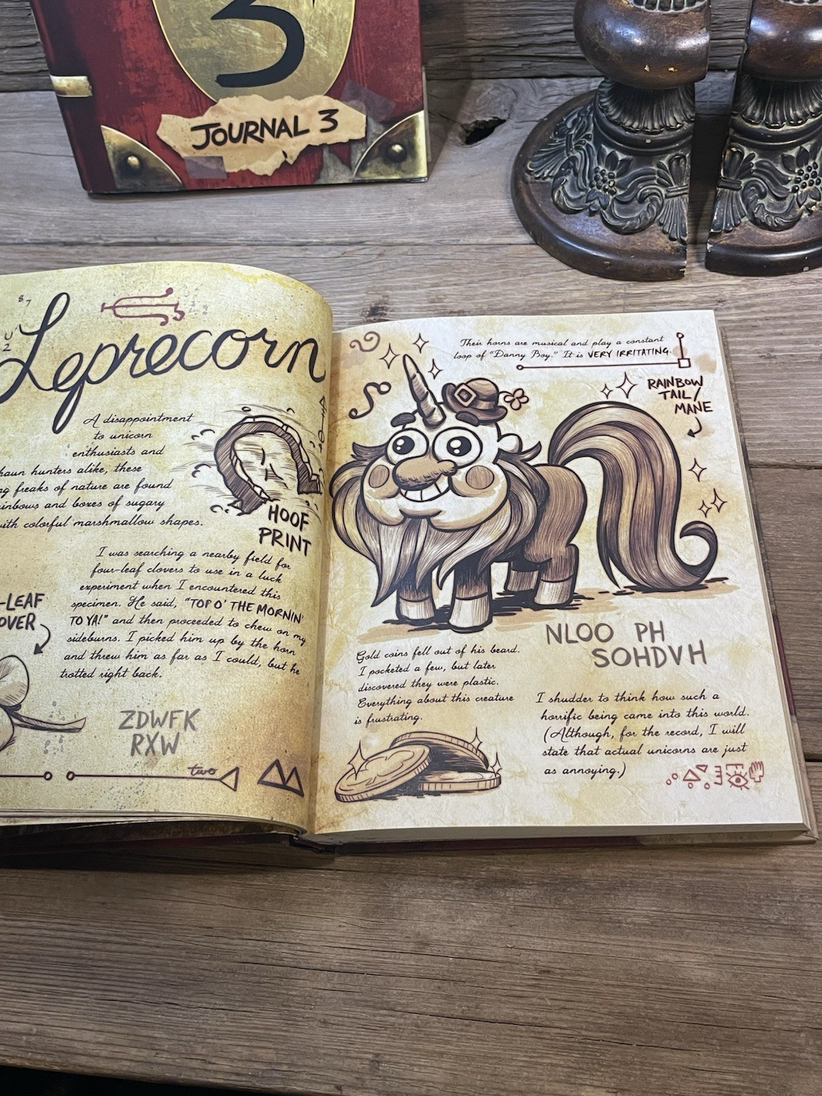 “Gravity Falls Journal 3” First Edition HCDJ Alex Hirsch & Rob Renzetti (2016)
