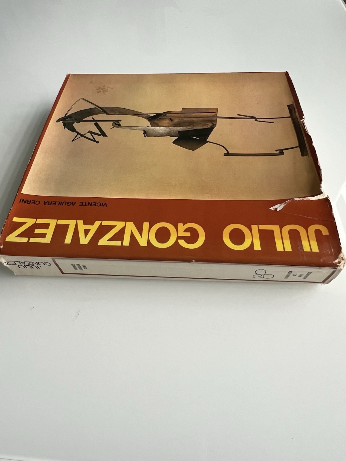 Julio Gonzalez Vicente Aguilera Cerni 1973 HC DJ Art Monograph Illus Sculpture