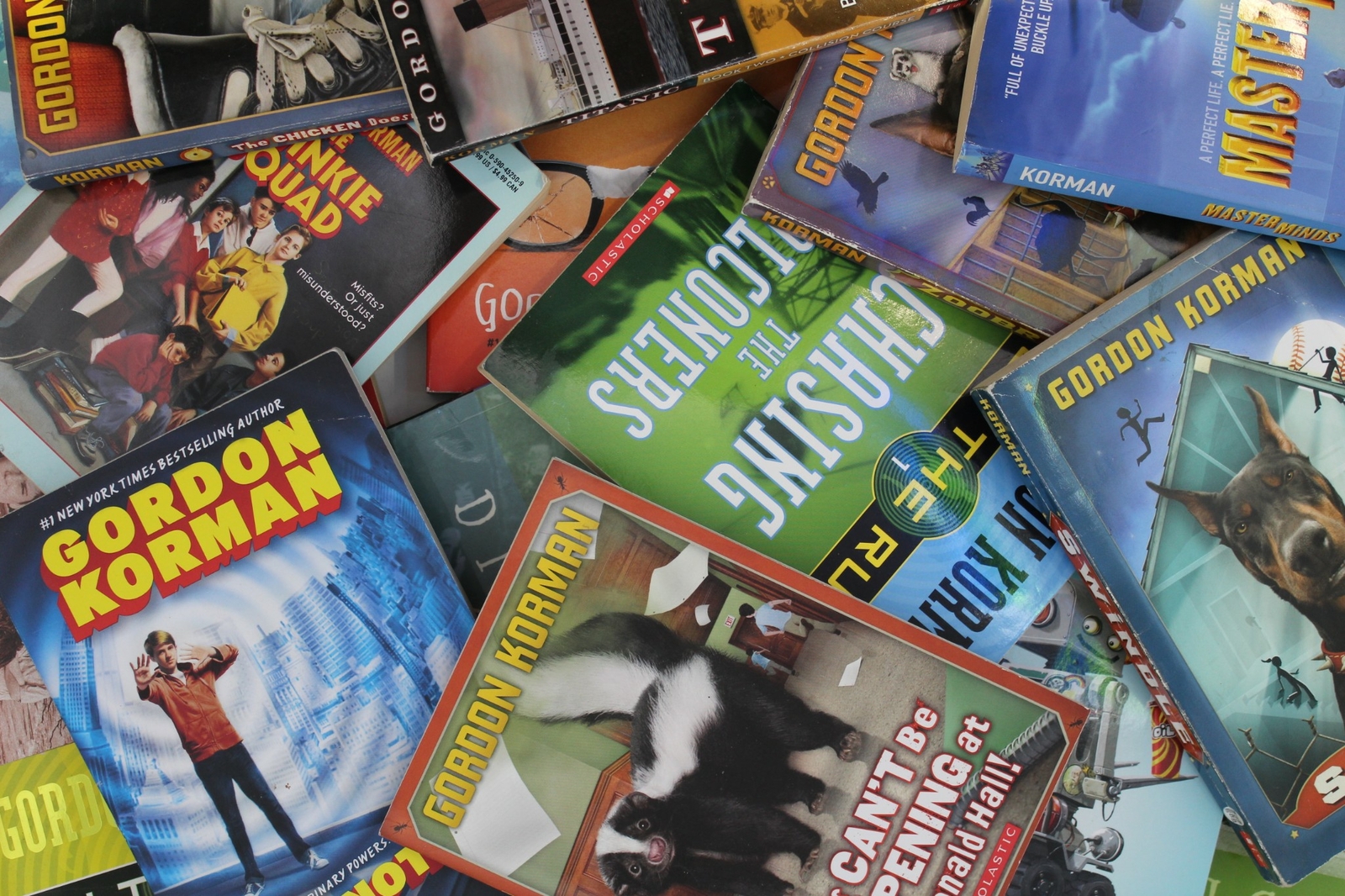 Lot of 10 Gordon Korman Paperback Books MIX