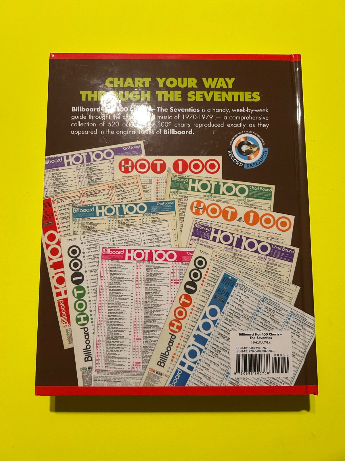 Joel Whitburn Presents the Billboard Hot 100 Charts Seventies 70’s Hardcover NEW