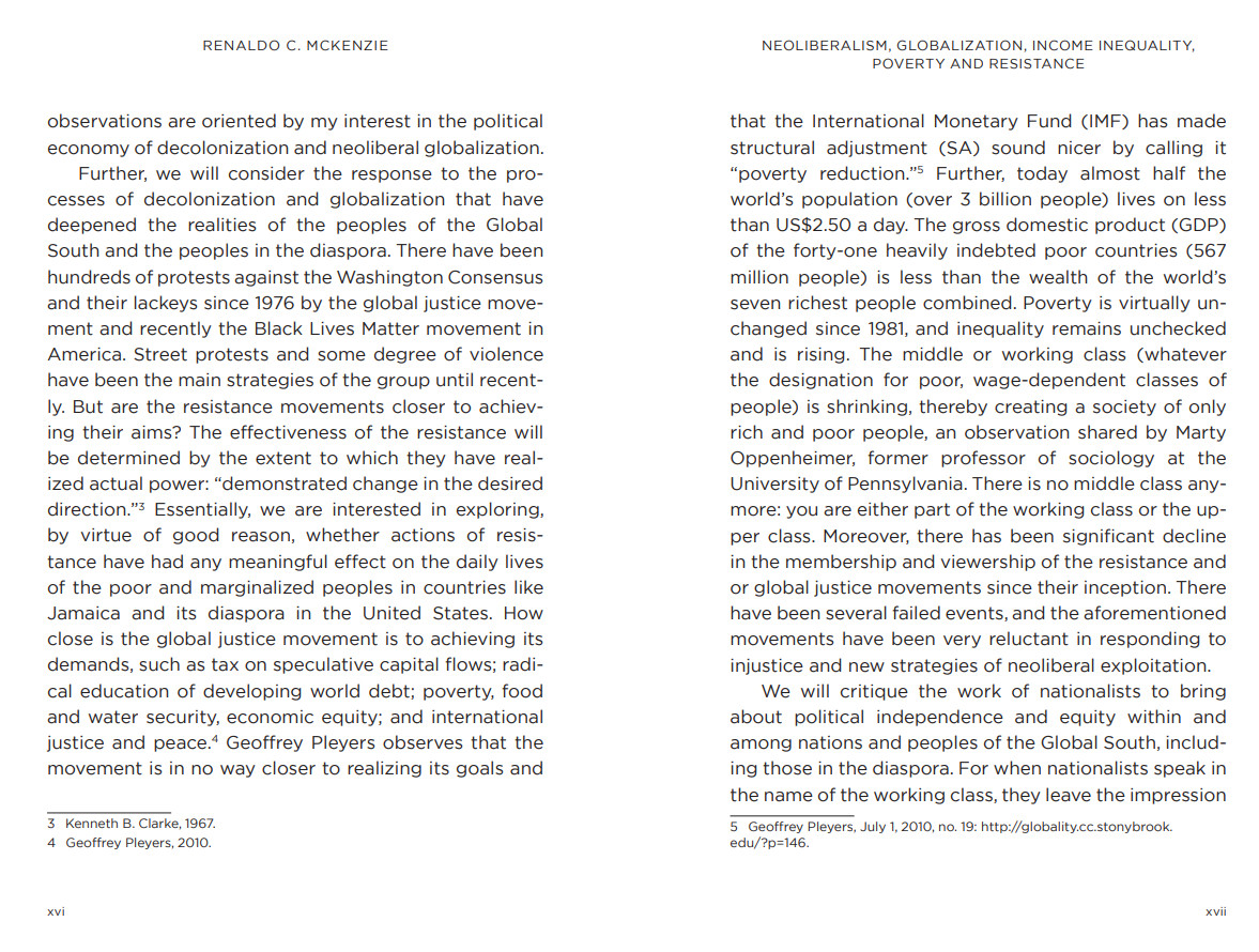 Neoliberalism, Globalization, Income Inequality, Poverty And Resistance