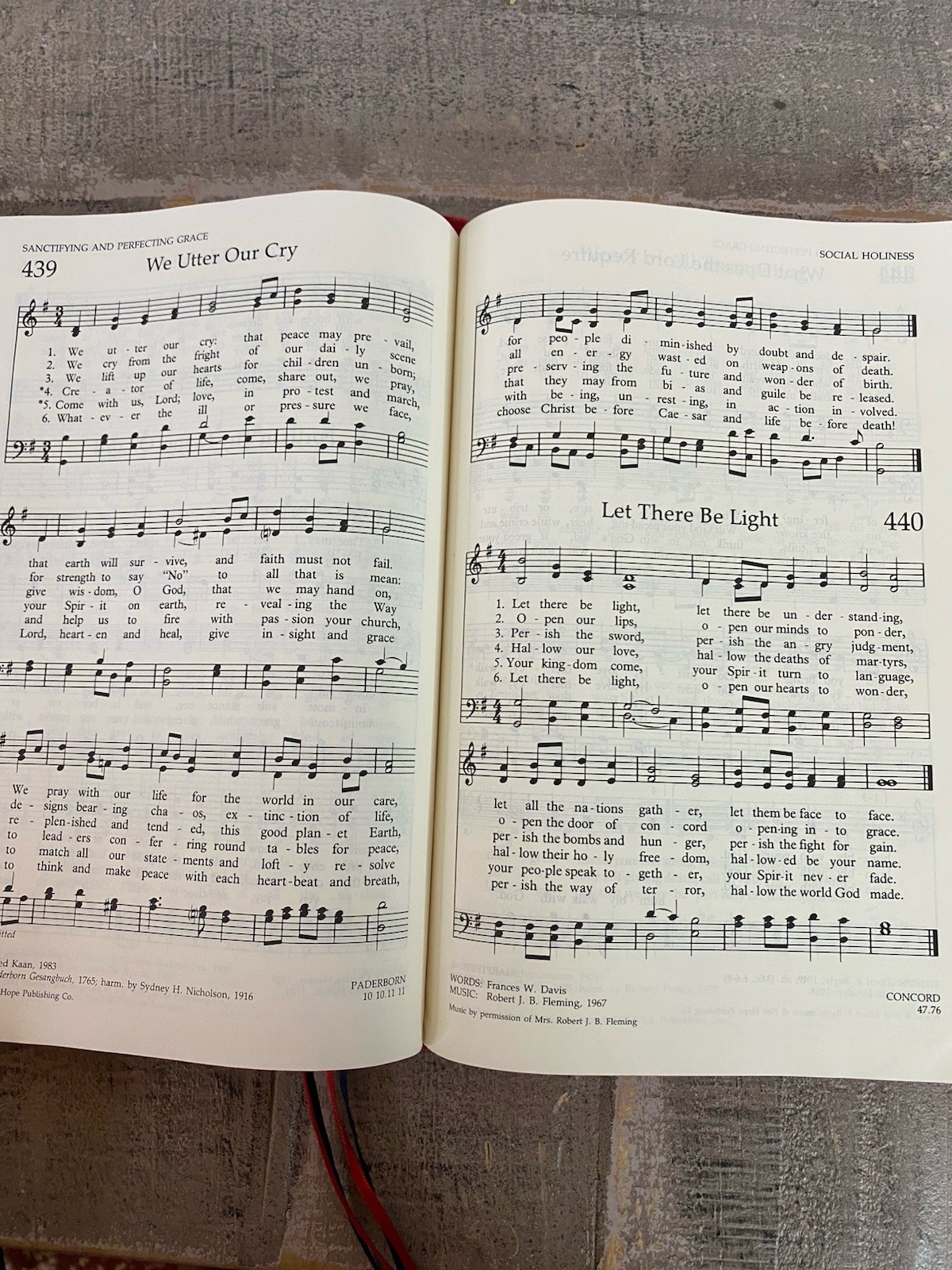 The United Methodist Hymnal Polytechnic United Methodist Church Ft. Worth Texas