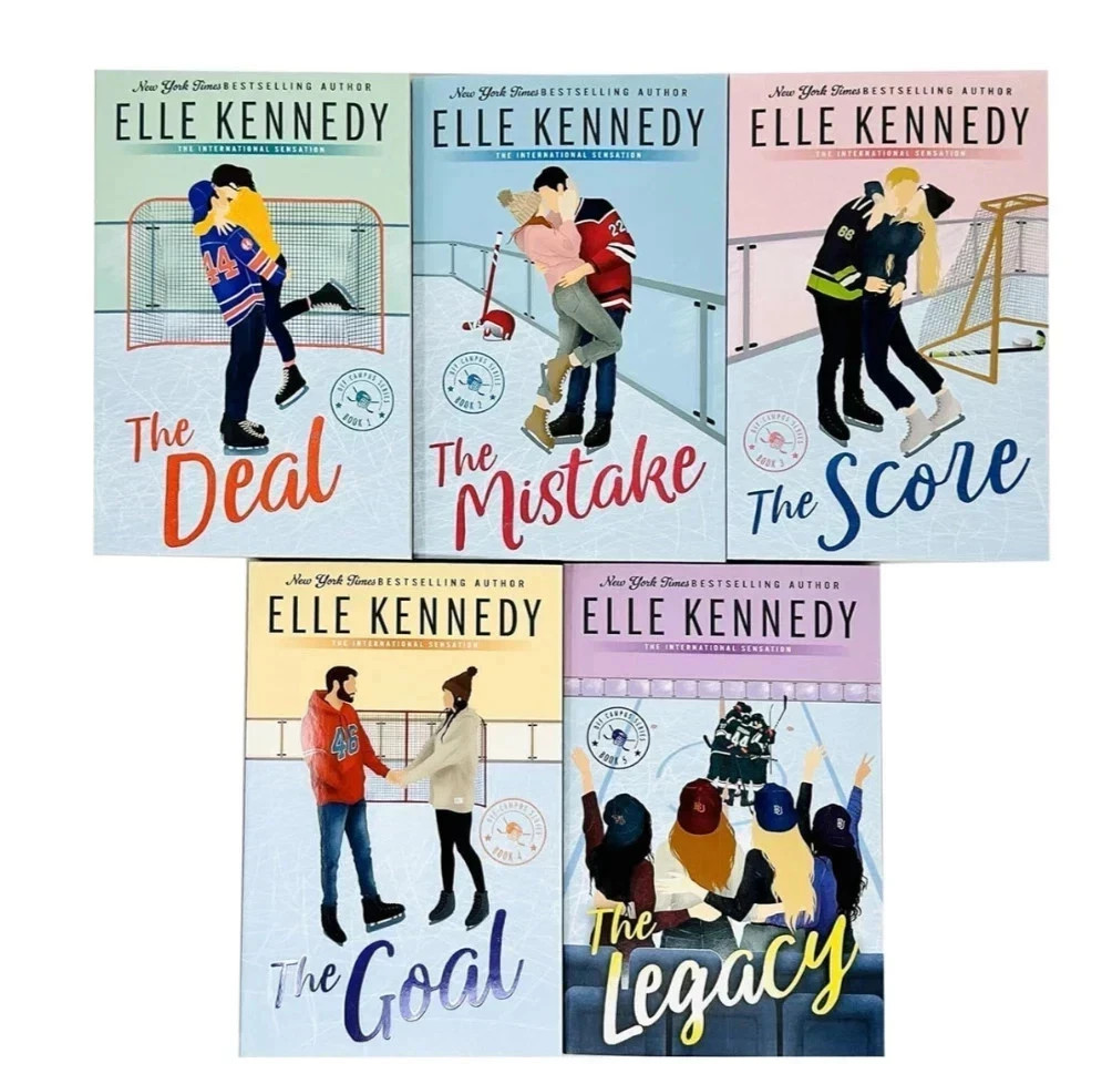 Off-Campus Series The Deal, Mistake, Score, Goal, Legacy, 5 book Same day Ship