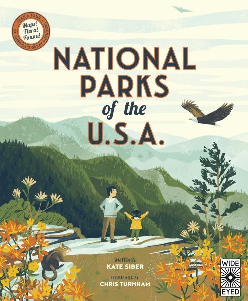 National Parks of the USA, Paperback by Siber, Kate; Turnham, Chris (ILT), Li…