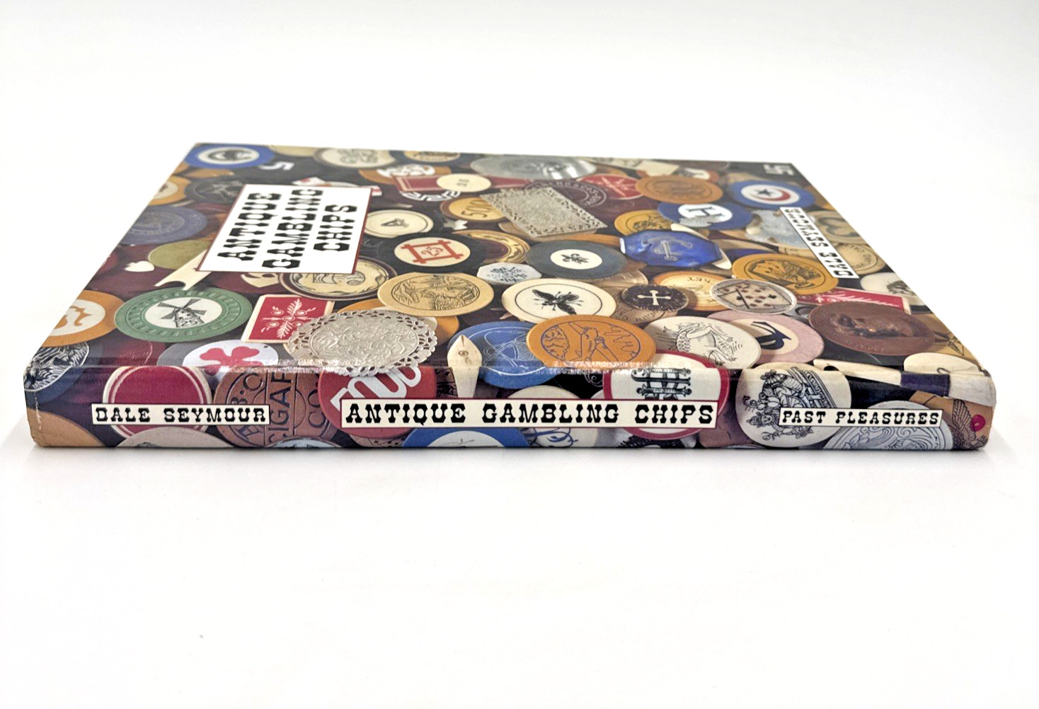 Antique Gambling Chips HC 1985 SIGNED Seymour 323/500 First Ed