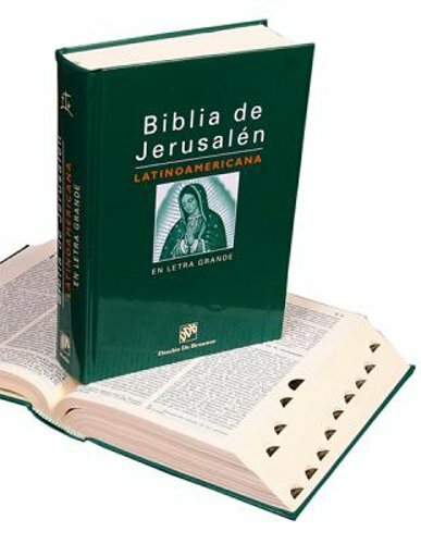 Biblia de Jerusalen Latinoamericana-OS-En Letra Grande: New