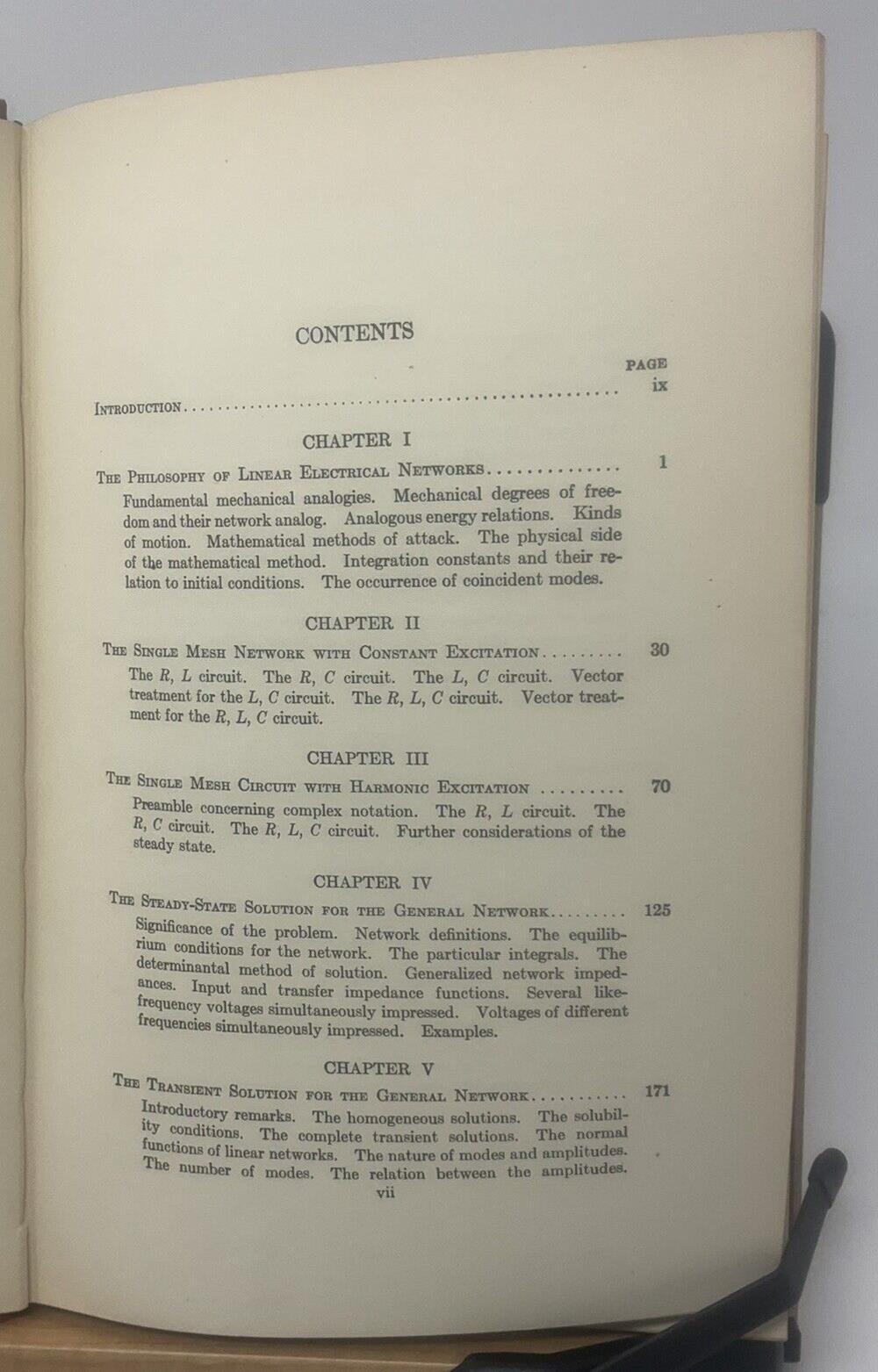 Communication Networks Vol. I 1946 Ernst. A. Guillemin Wiley 4th Printing F7
