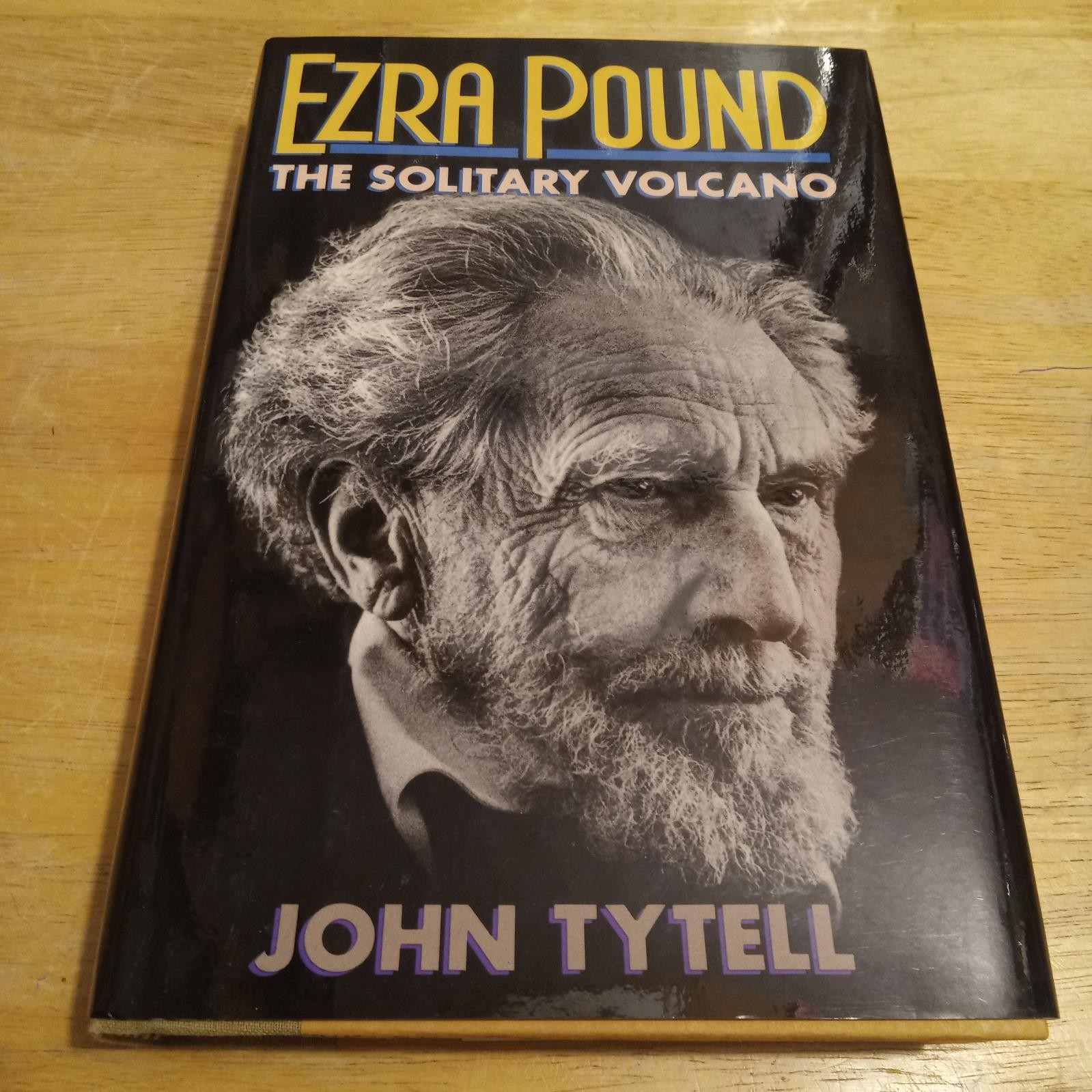 John Tytell Ezra Pound The Solitary Volcano 1987 Anchor Press 1st 4to HCDJ NF NF