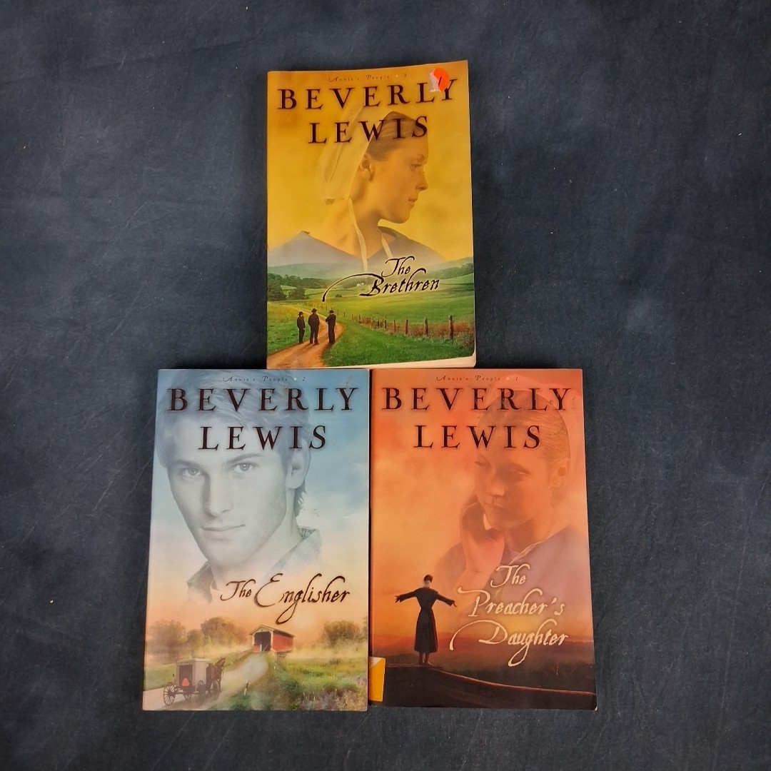 Beverly Lewis Annie’s People Trilogy 3 Book Lot Trade PB Very Good