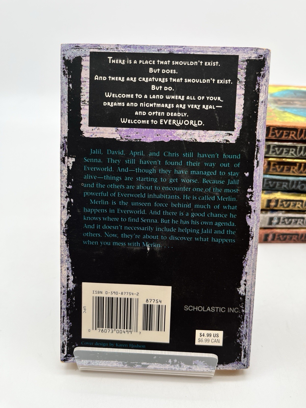 K.A. Applegate Everworld Book Lot 1-7 & 9-11 PB Set 10 Fantasy YA Novels