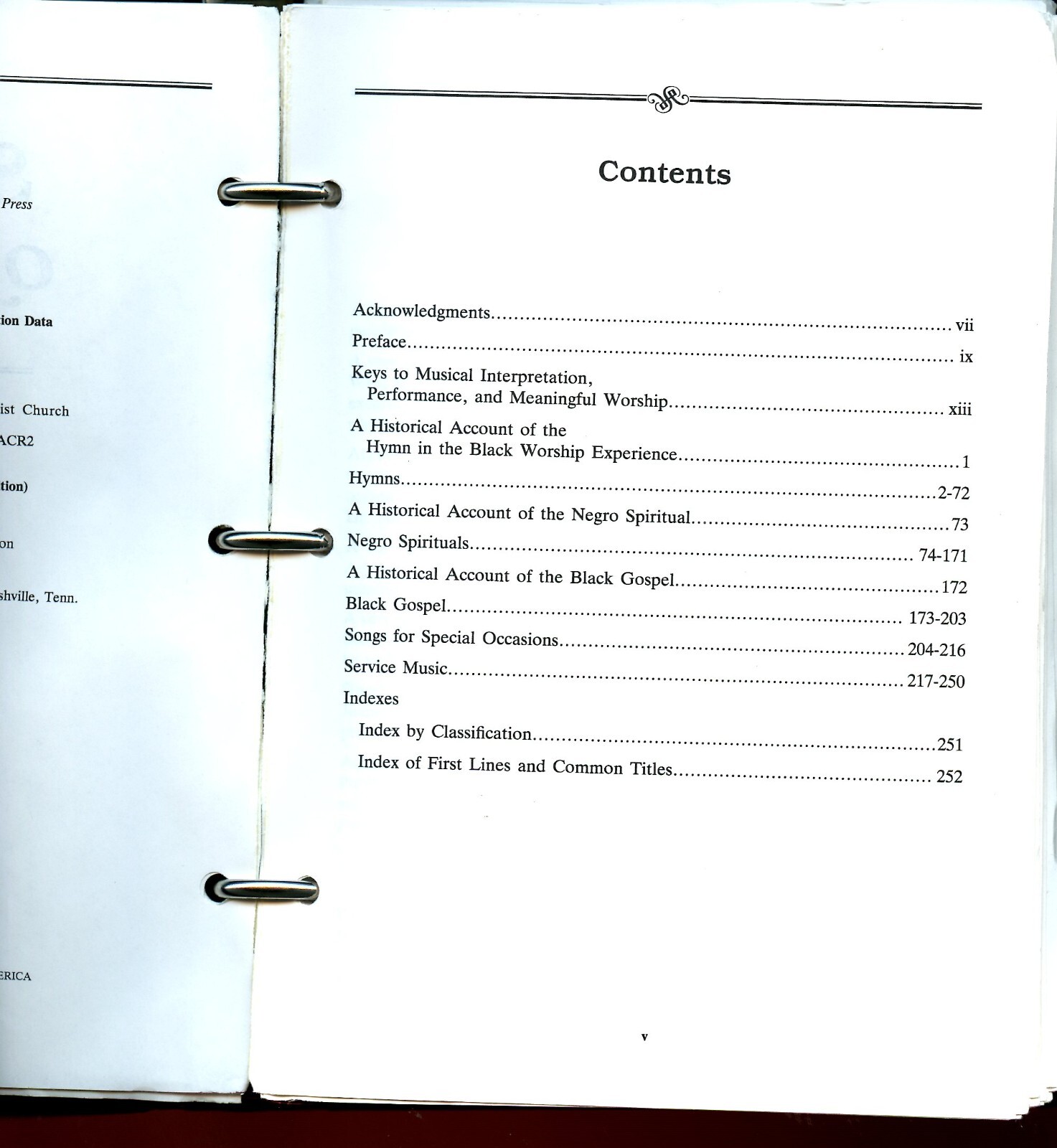 Songs of Zion – 3 Ring Notebook,252 Pages, Ex Condition, Arlington Press, 1981