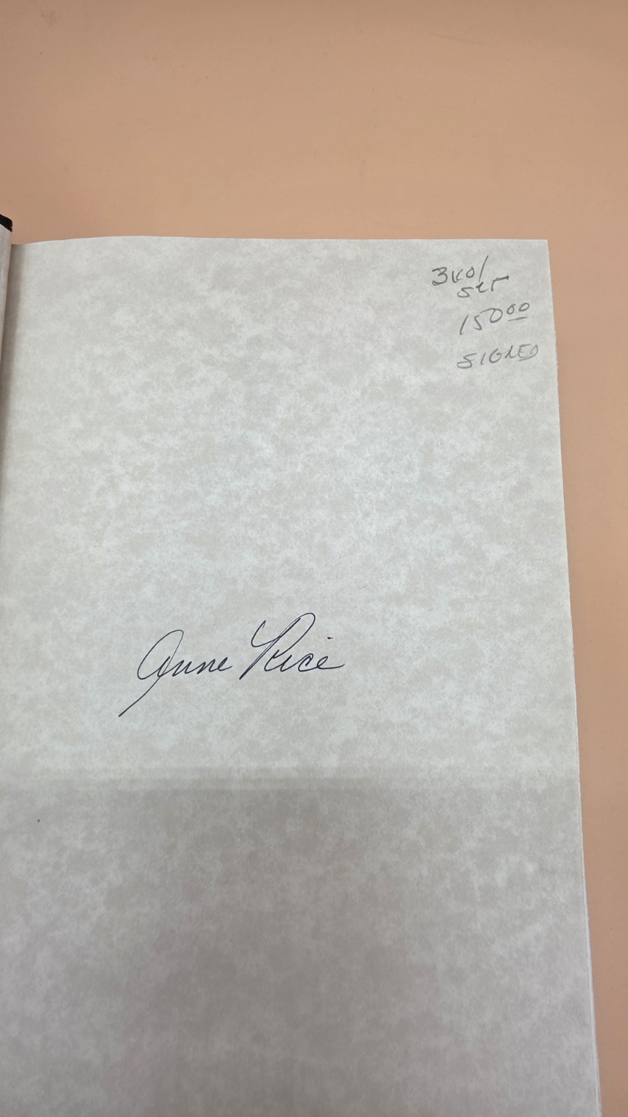 Anne Rice Knopf The Vampire Chronicles 3 Book Set Signed