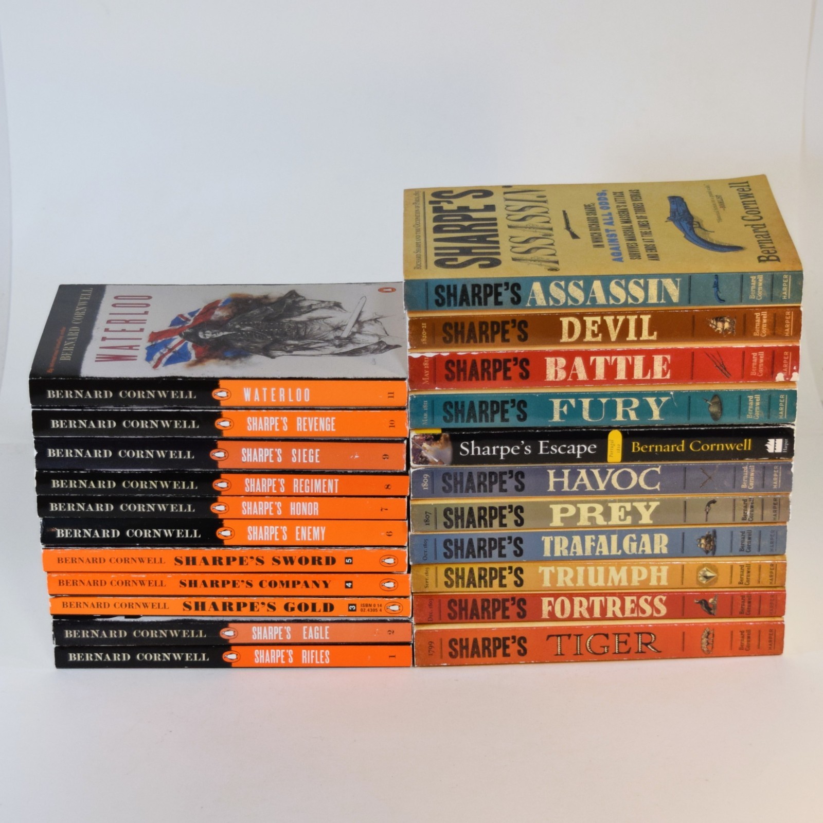 Complete Series Set SHARPE 1-22 – Bernard Cornwell Military Fiction Lot Sharpe’s