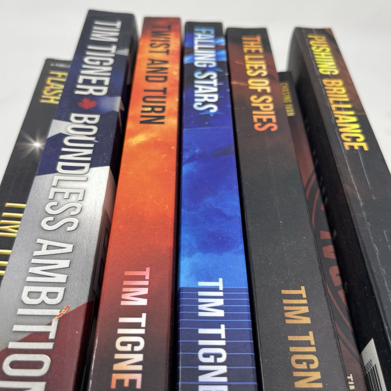 7 PB Book Lot Tim Tigner Complete Kyle Achilles Ser1-6 plus standalone “Flash”