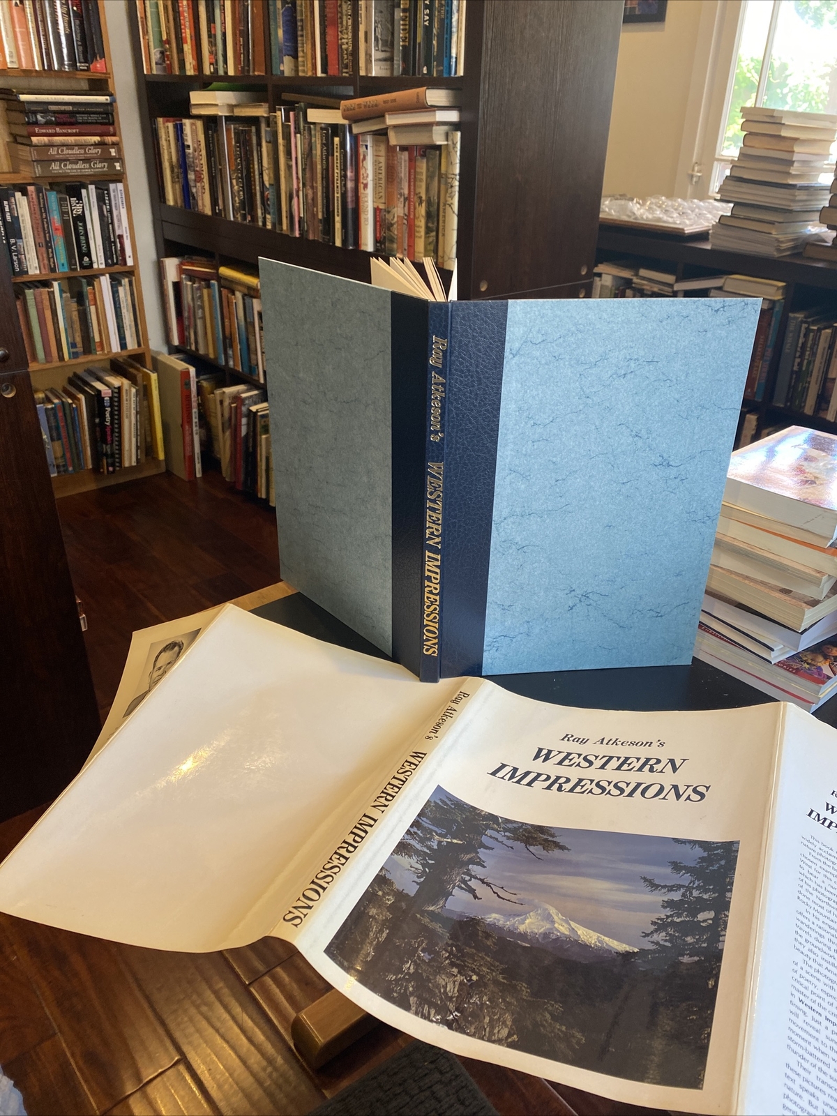 WESTERN IMPRESSIONS by Ray Atkeson 1976 HCDJ 1ST PRINTING Color Photography