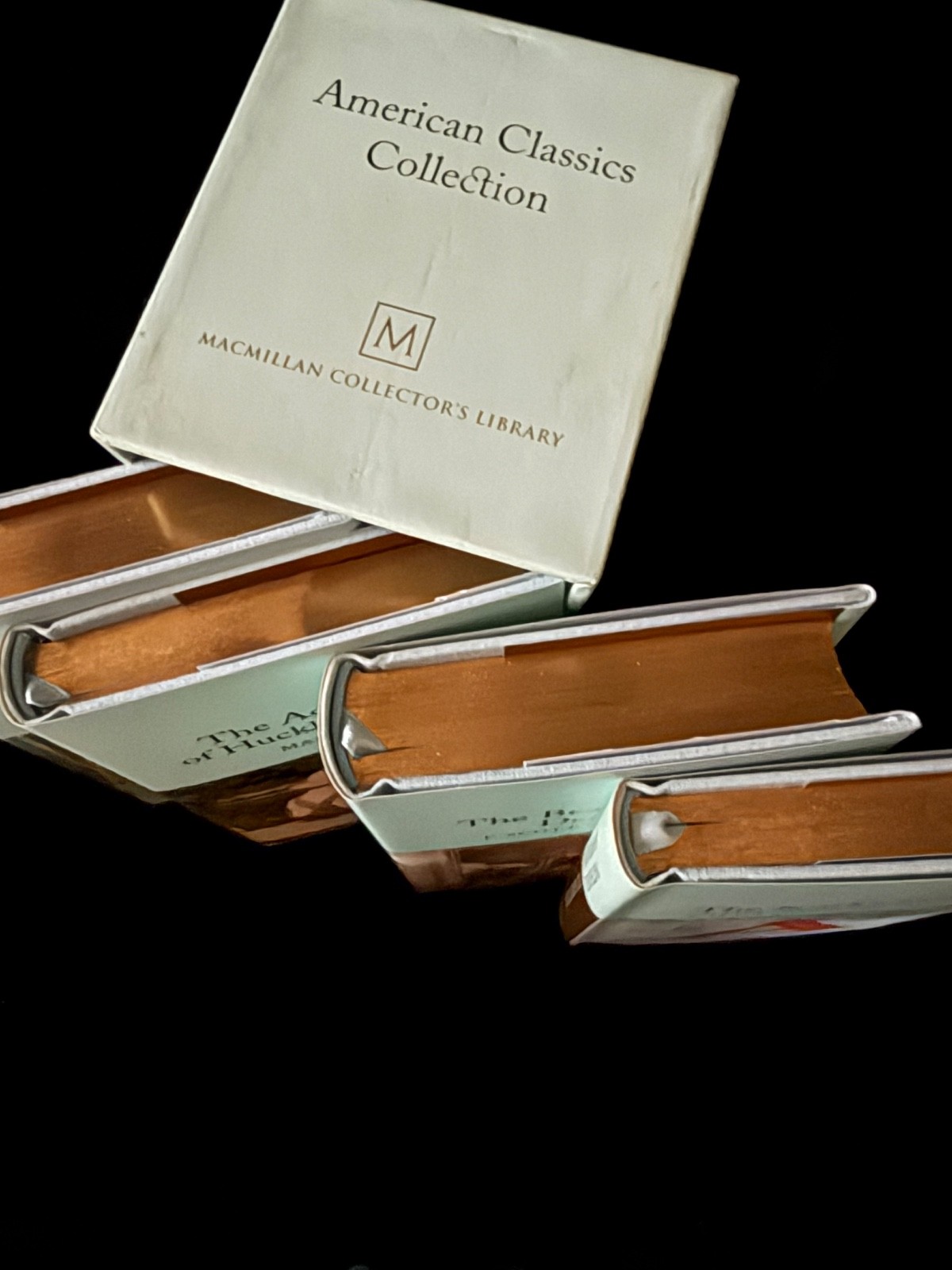 American Classics Collection Hardcover Pocketbooks by Macmillian 4 Gilded Novels