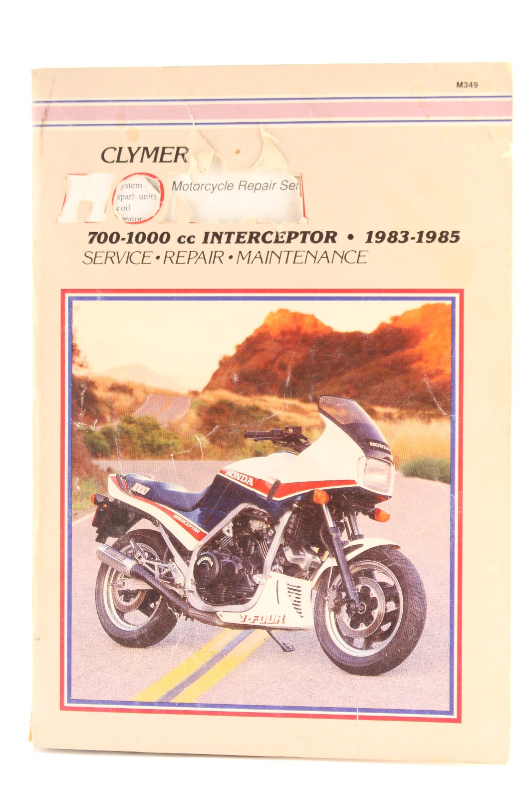 Clymer Honda VF700F VF750F VF1000F Interceptor 1983-1985 Repair Manual M349