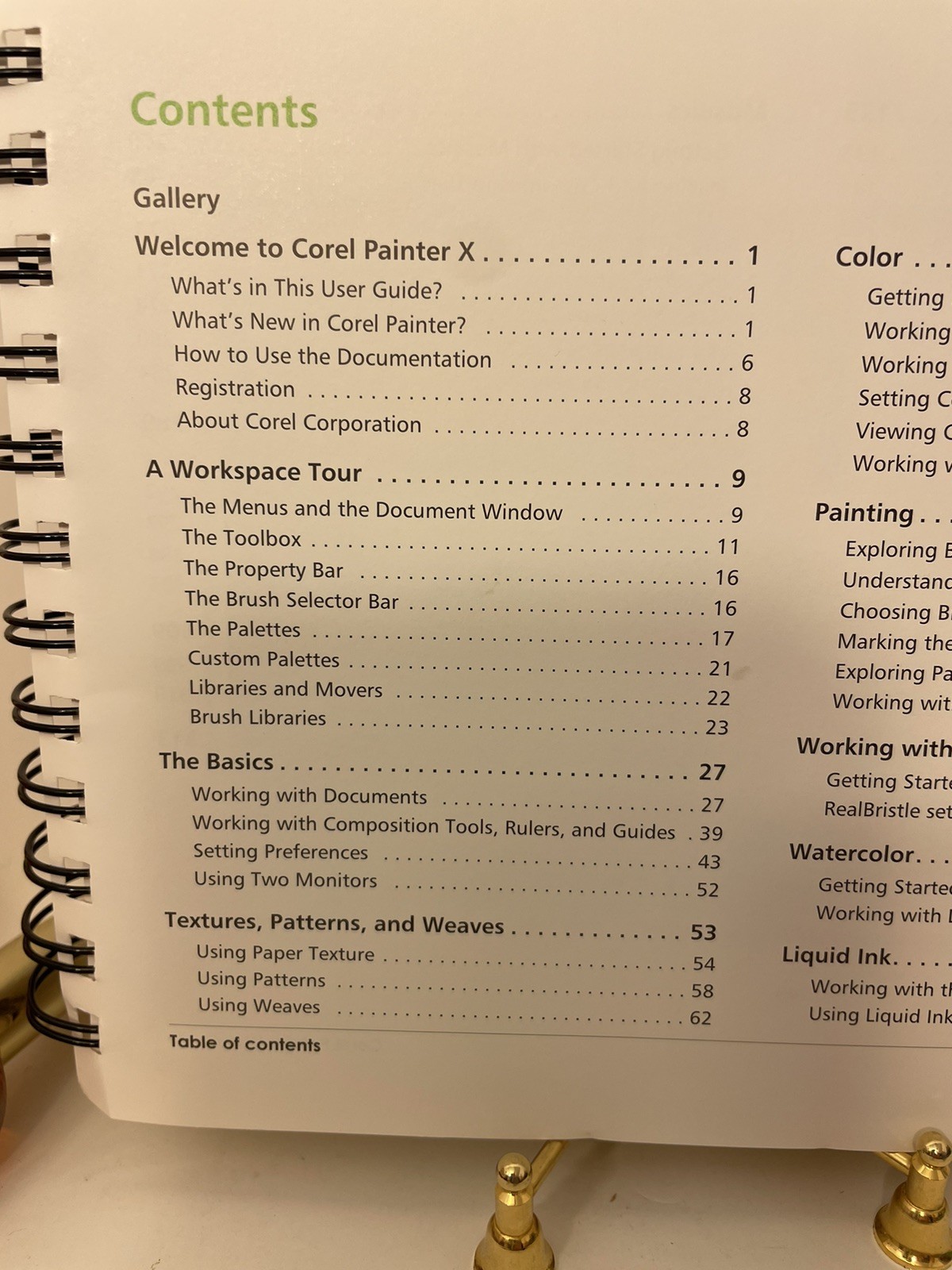 Corel Painter X User Guide Book 2006 Spiral Paperback 315 Pages Digital Painting