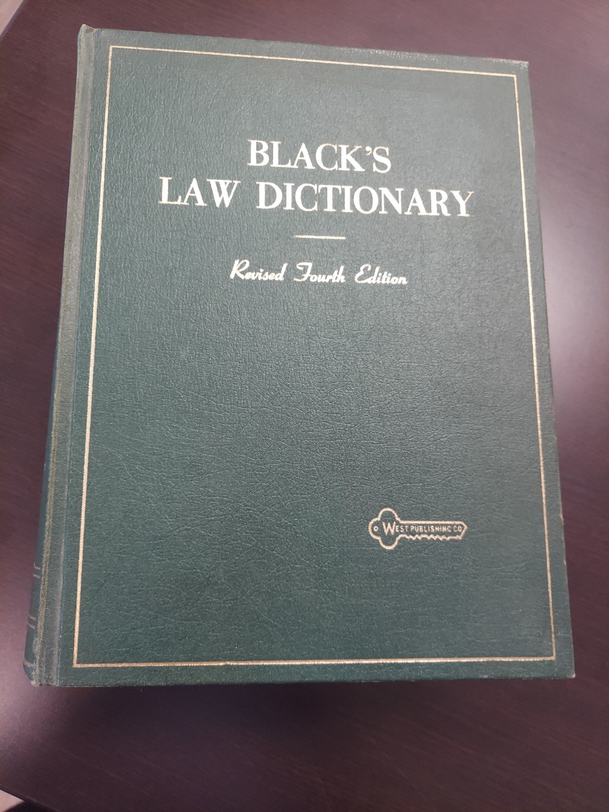 Black’s Law Dictionary Revised Fourth Edition