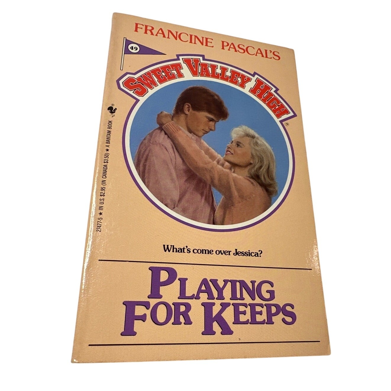 Sweet Valley High 1ST Edition First Print Book #49 Playing For Keeps VTG 1980’s