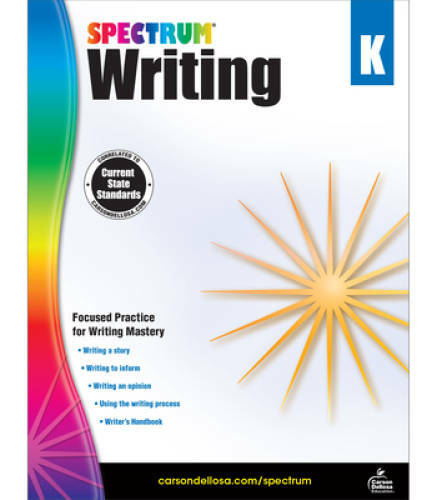 Spectrum Writing, Grade K – Paperback By Spectrum – GOOD
