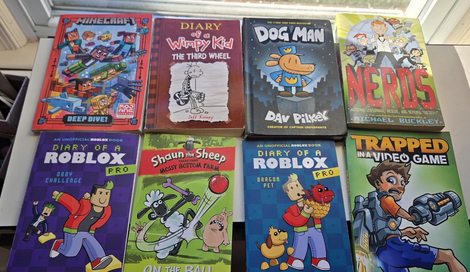 Boys Video Games Chapter Book Lot Roblox Pro Minecraft Dogman Nerds
