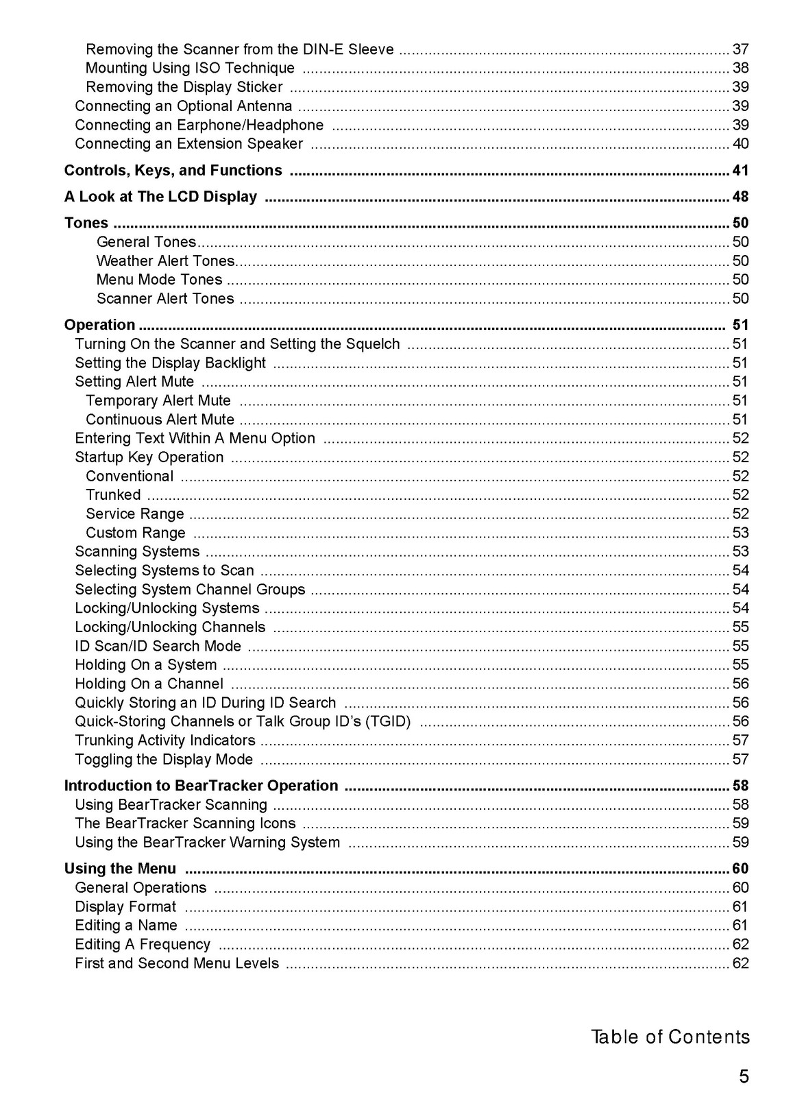 UNIDEN BEARCAT BCT15 Scanner Operating Guide Manual – WIRE BOUND – TOUGH COVERS