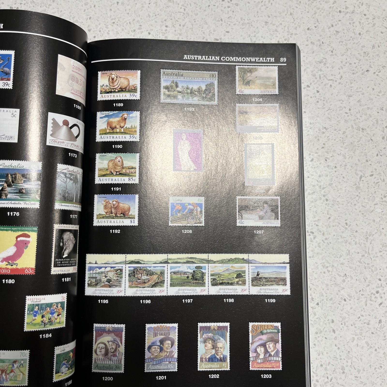 The Australian Stamp Catalogue 30th Edition Volume 1: In full colour. PB As new