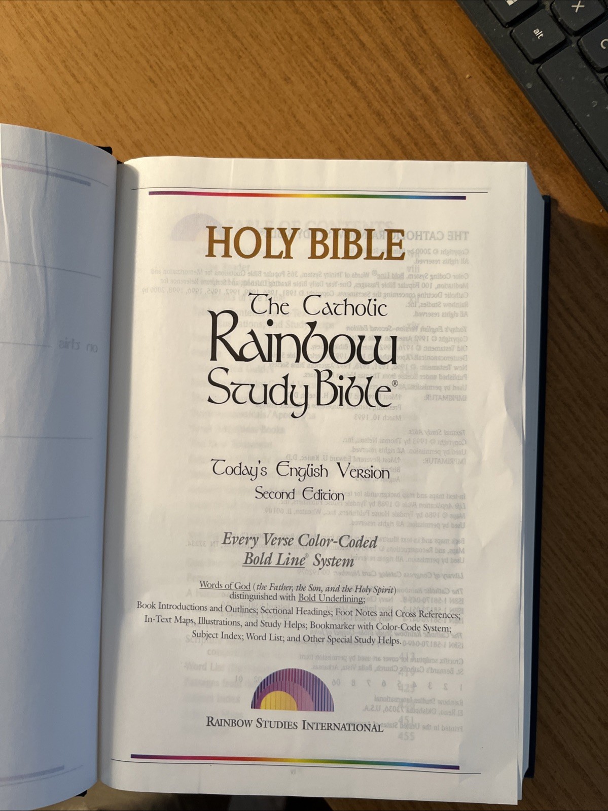 Catholic Rainbow Study Bible