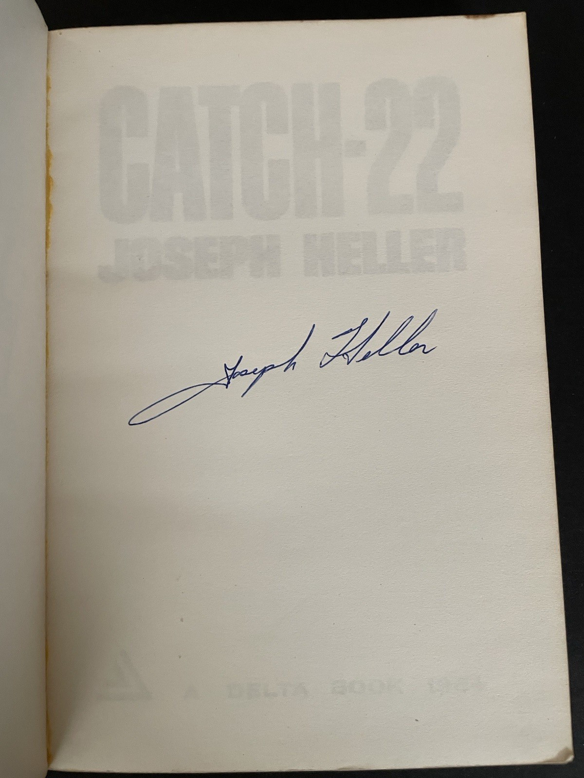 SIGNED Joseph Heller Catch-22 (5th Printing 1979)